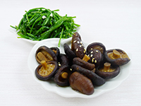 水蓮菜、香菇